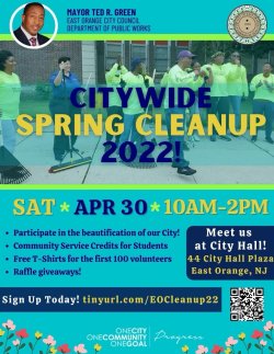 CITYWIDE SPRING CLEANUP 2022 10 A M to 2 P M
